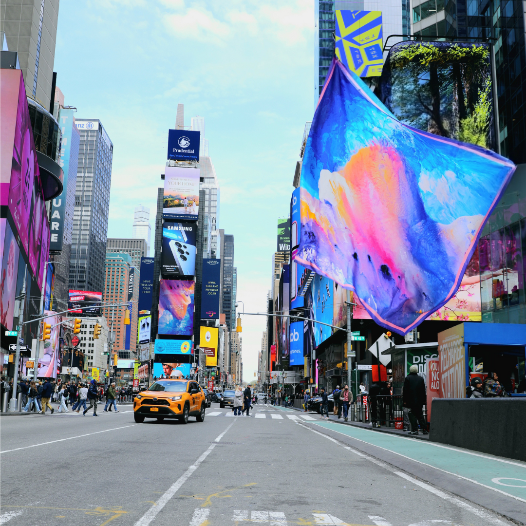 Universe by Cris - Silk Scarf - Image 3